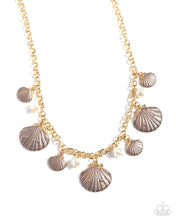 Load image into Gallery viewer, Seashell Sophistication - Brown Necklace
