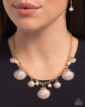 Load image into Gallery viewer, Seashell Sophistication - Brown Necklace
