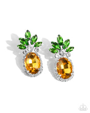 Load image into Gallery viewer, Prismatic Pineapple - Yellow Earring
