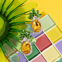 Load image into Gallery viewer, Prismatic Pineapple - Yellow Earring

