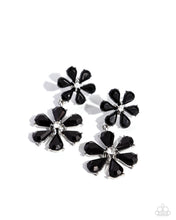 Load image into Gallery viewer, A Blast of Blossoms - Black Earring

