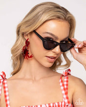 Load image into Gallery viewer, Crab Couture - Red Earring
