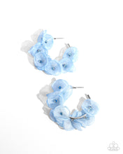 Load image into Gallery viewer, Petaled Pageant - Blue Earring
