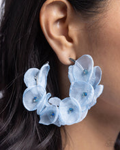 Load image into Gallery viewer, Petaled Pageant - Blue Earring
