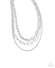 Load image into Gallery viewer, Beaded Behavior - White Necklace
