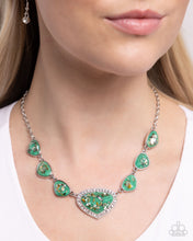 Load image into Gallery viewer, Discreet Dazzle - Green Necklace
