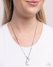 Load image into Gallery viewer, Locked Lesson - Silver Necklace
