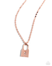 Load image into Gallery viewer, Locked Lesson - Copper Necklace
