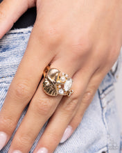 Load image into Gallery viewer, Beachy Bevvy - Gold Ring
