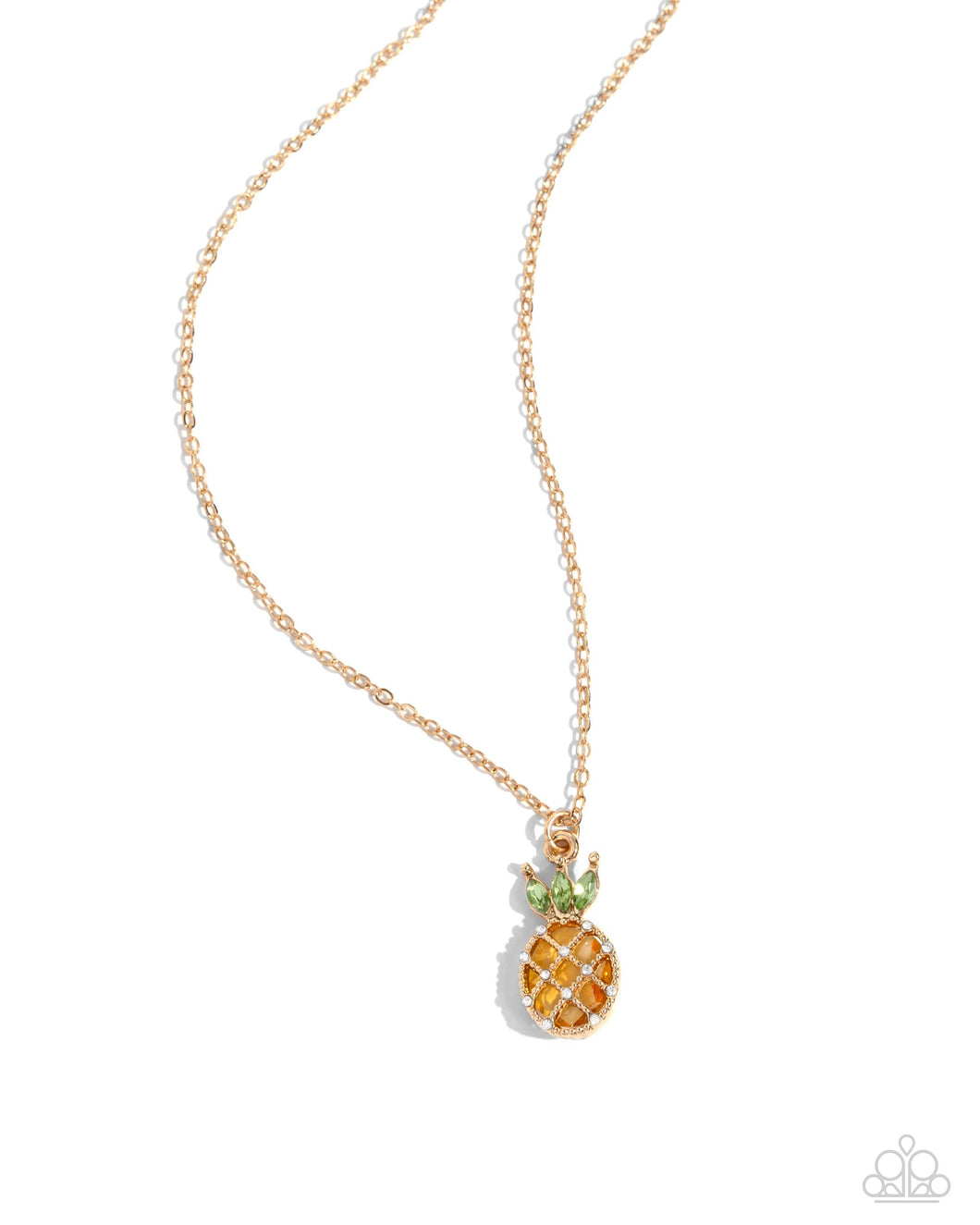 Pineapple Persistence - Yellow Necklace
