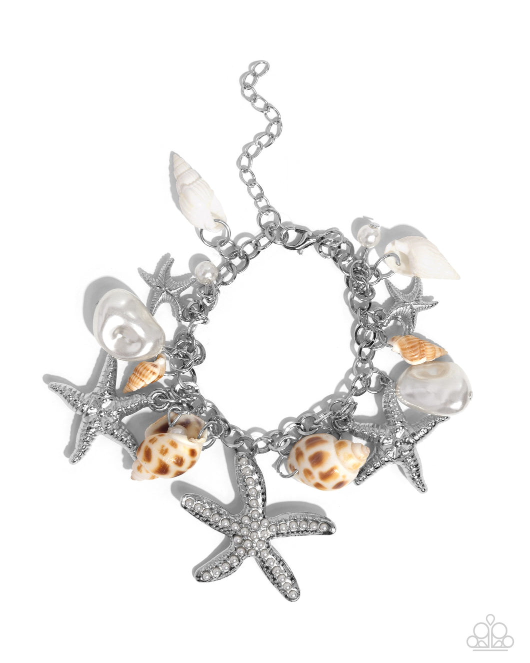 Seashell Song - White Bracelet