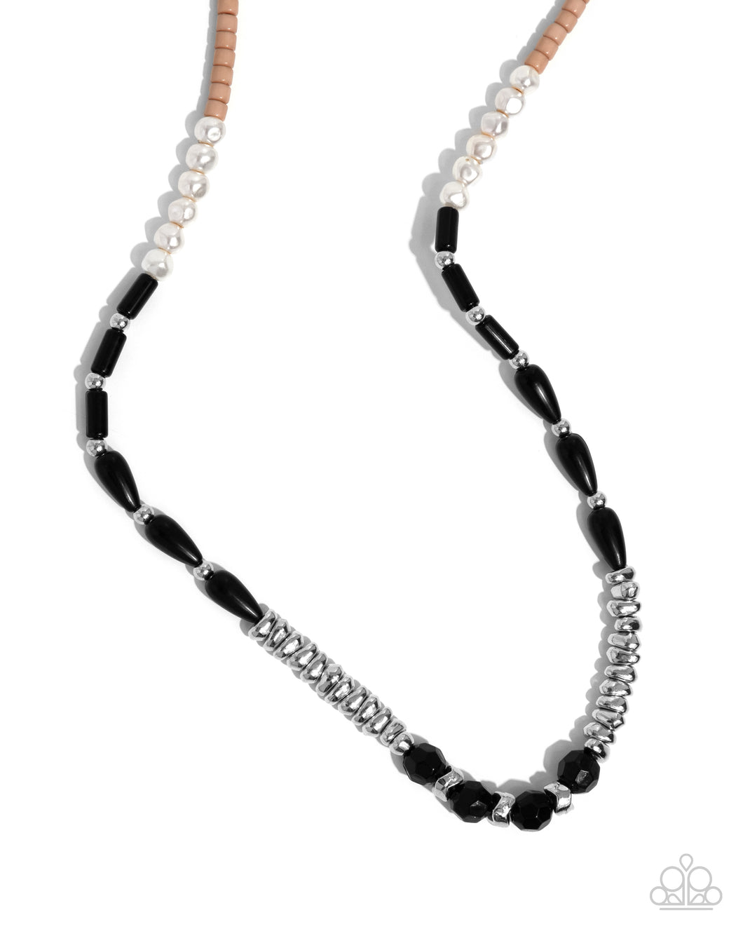 Dainty Diversity - Black Necklace