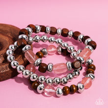 Load image into Gallery viewer, DIVERSIFIED Wood - Pink Bracelet
