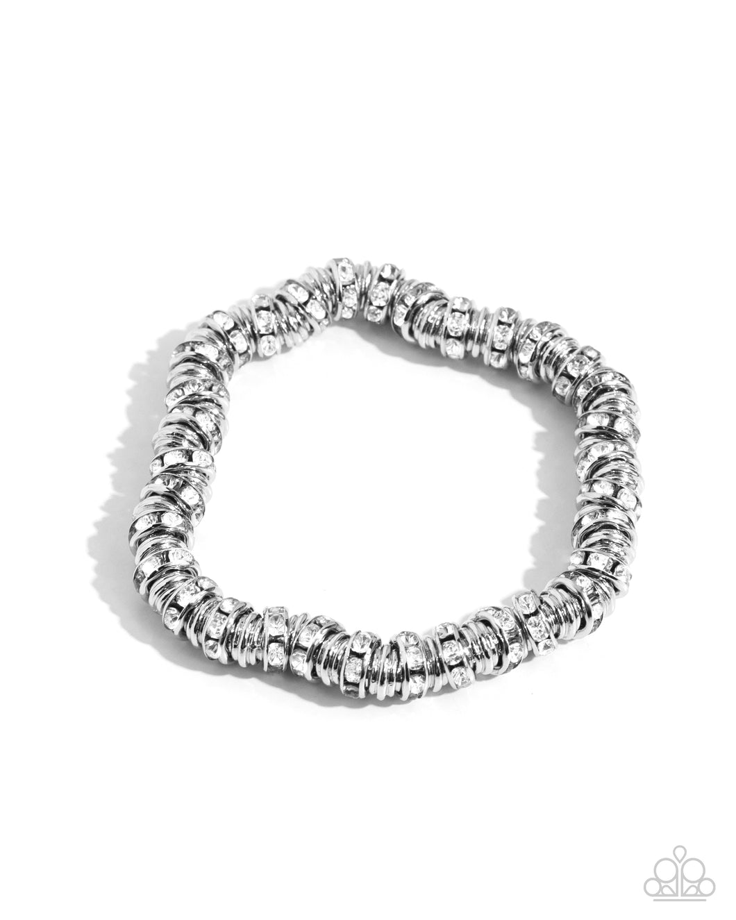 Radiant Roll Call - White Bracelet