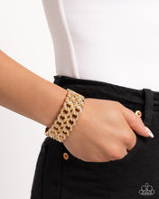 Load image into Gallery viewer, Braided Bandit - Gold Bracelet

