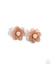 Load image into Gallery viewer, Blooming Backdrop - Brown Earring
