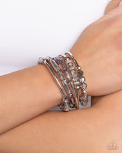 Load image into Gallery viewer, Sassy Stack - Silver Bracelet
