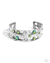 Load image into Gallery viewer, Embellished Empire - Green Bracelet
