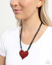 Load image into Gallery viewer, Affectionate Action - Red Necklace
