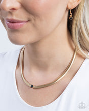 Load image into Gallery viewer, Stunning Solitaire - Black Necklace
