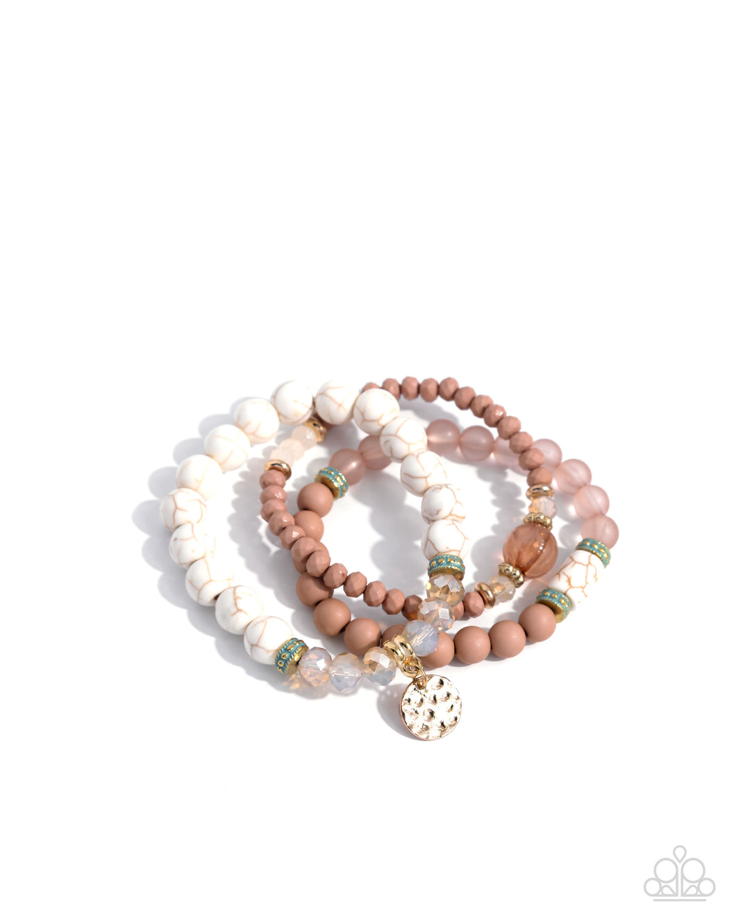 Sunset Sass - White Bracelet