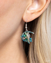 Load image into Gallery viewer, FancyFreeFish-Green Earring
