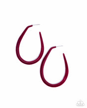 Load image into Gallery viewer, The Right Angle - Red Earring
