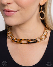 Load image into Gallery viewer, Uniquely Upmarket - Gold Necklace
