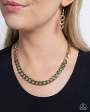 Load image into Gallery viewer, Painted Problem - Green Necklace
