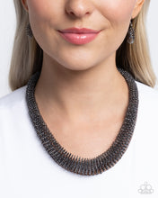 Load image into Gallery viewer, Trenchant Tribute - Black Necklace

