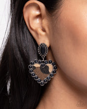 Load image into Gallery viewer, Whimsical Wrangler - Black Earring
