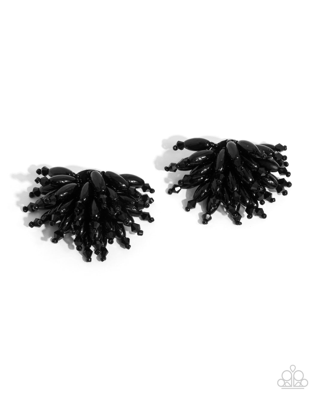 Sunset Shower - Black Earring