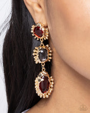 Load image into Gallery viewer, Emotional Elegance - Red Earring

