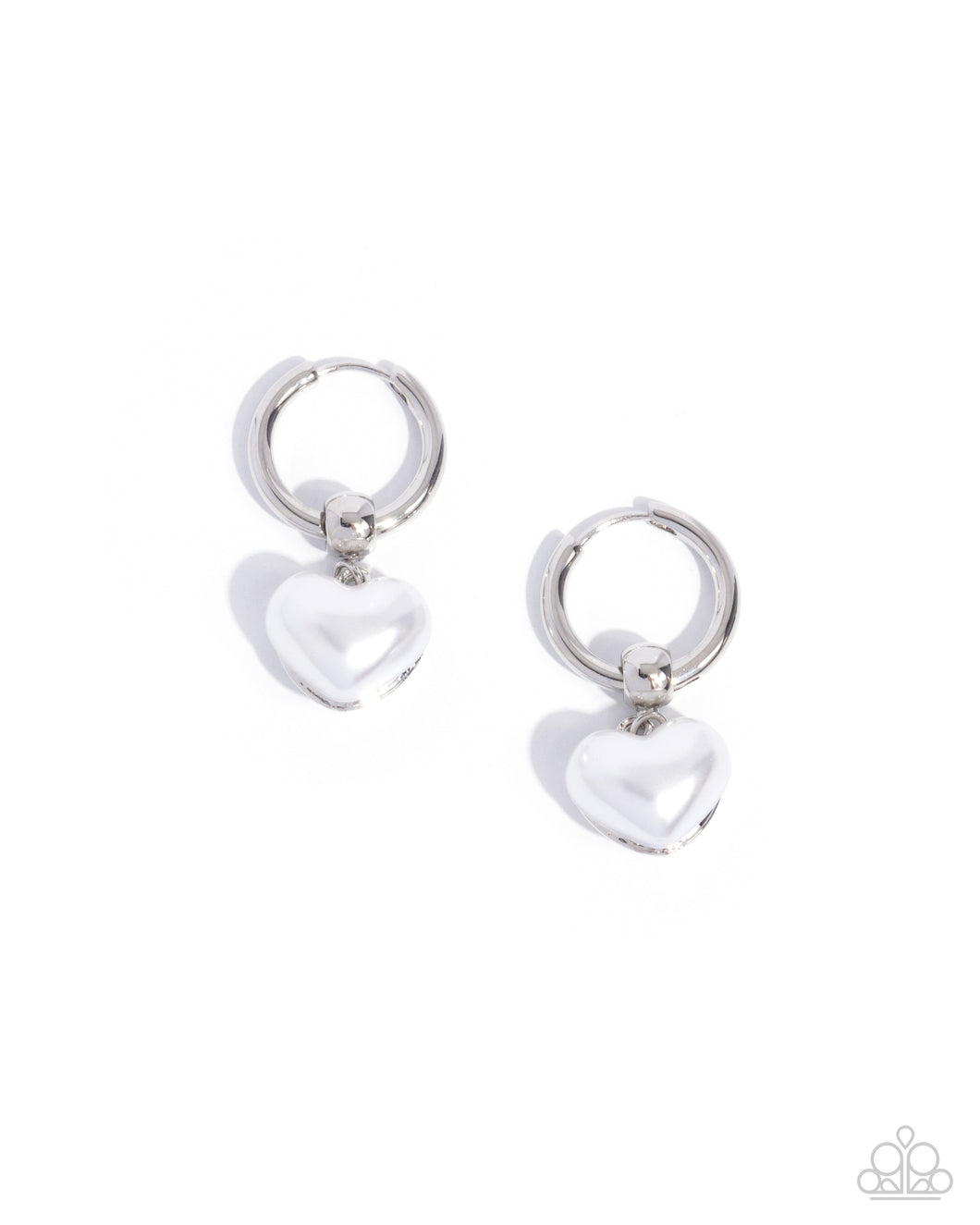 Carriage Chic - White Earring