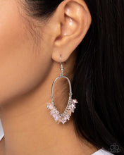 Load image into Gallery viewer, Chandelier Check - Pink Earring
