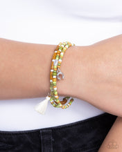 Load image into Gallery viewer, Colored Conversation - Green Bracelet
