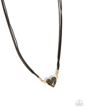 Load image into Gallery viewer, Heartbroken Bling - Black Necklace
