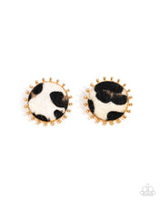 Load image into Gallery viewer, Cowhide Couture - Brown Earring
