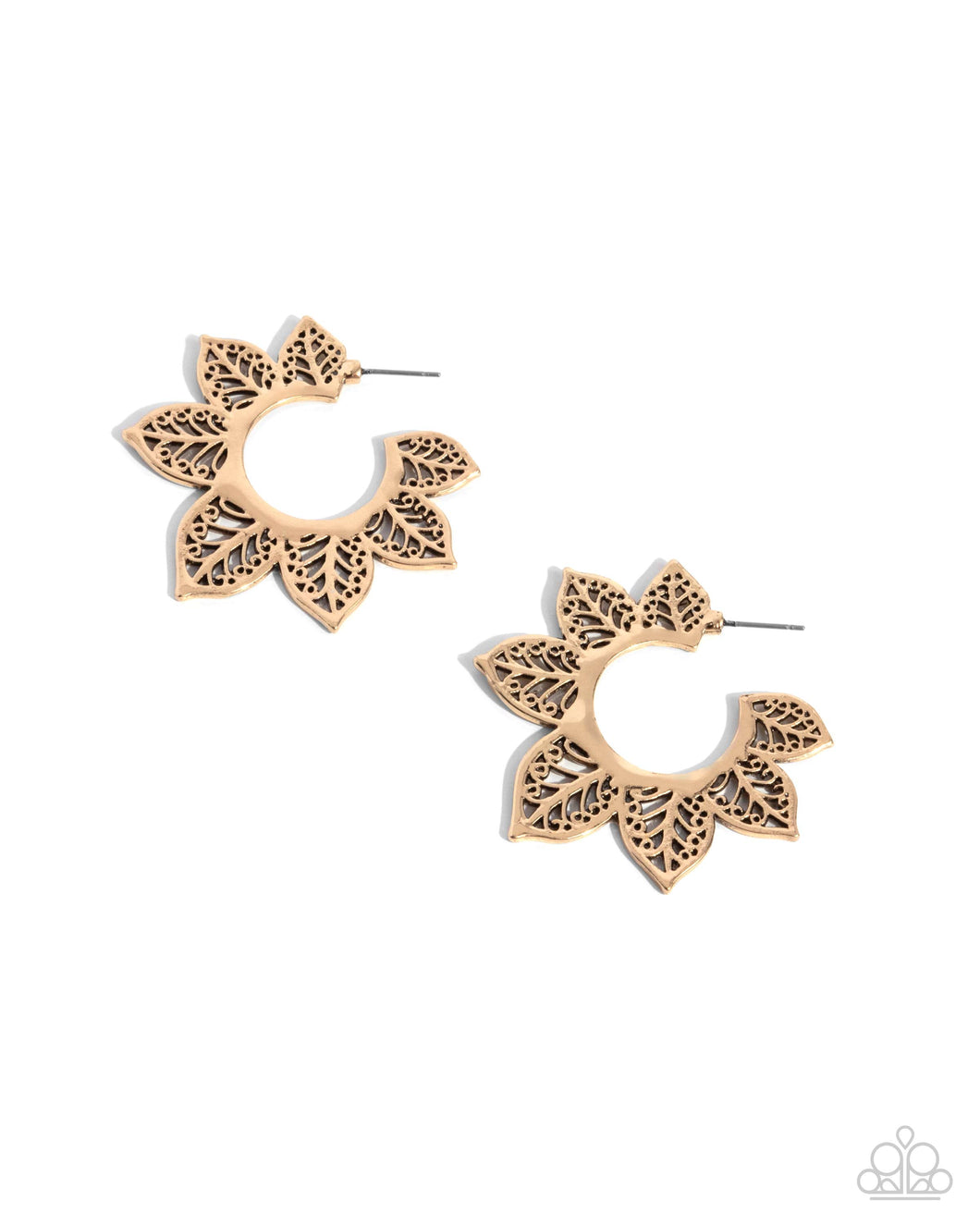 Tangled Tapestry - Gold Earring