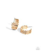 Load image into Gallery viewer, Interlocked Immunity - Gold Earring
