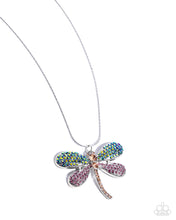 Load image into Gallery viewer, Dragonfly Defiance - Purple Necklace
