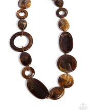 Load image into Gallery viewer, Show Them Whos GLOSS - Brown Necklace
