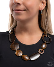 Load image into Gallery viewer, Show Them Whos GLOSS - Brown Necklace
