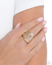 Load image into Gallery viewer, Sinuous Shimmer - Gold Ring

