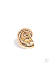Load image into Gallery viewer, Shipwrecked Shell - Gold Ring

