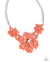 Load image into Gallery viewer, Floral Fandom - Orange Necklace
