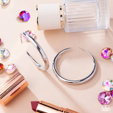 Load image into Gallery viewer, Sleek Selvage - Silver Earring
