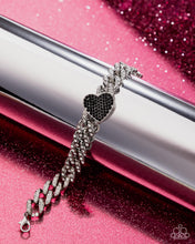 Load image into Gallery viewer, Humane Hearts - Black Bracelet
