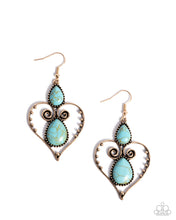 Load image into Gallery viewer, Selfless Stones - Gold Earring
