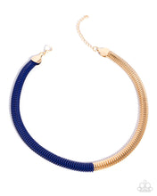 Load image into Gallery viewer, Dynamic Duality - Blue Necklace
